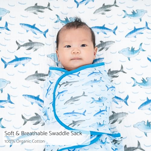 Image of LollyBanks Newborn Swaddle,100% Organic Cotton Baby Swaddle for Newborn