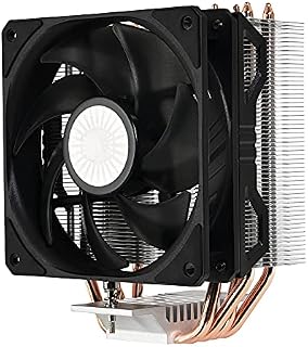 Cooler Master Hyper 212 EVO V2 CPU Cooling System - Better Performance, Upgraded Features - Offset Heat Sink, 4 Direct Contact Heat Pipes, 120mm SickleFlow V2 Fan - Redesigned Universal Socket Black