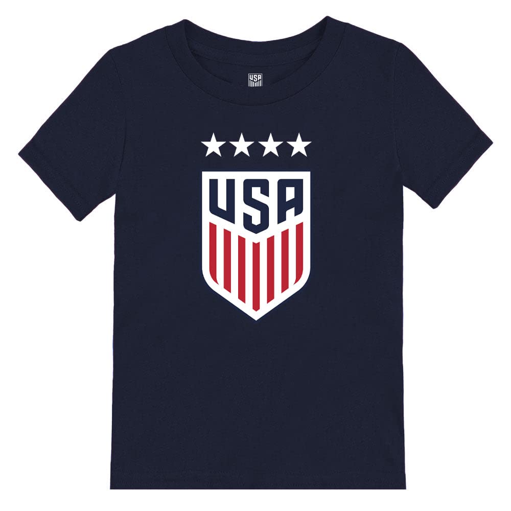 Icon Sports Officially Licensed US Women's National Soccer Team Cotton T-Shirt - Unisex Toddler &amp; Little Kid