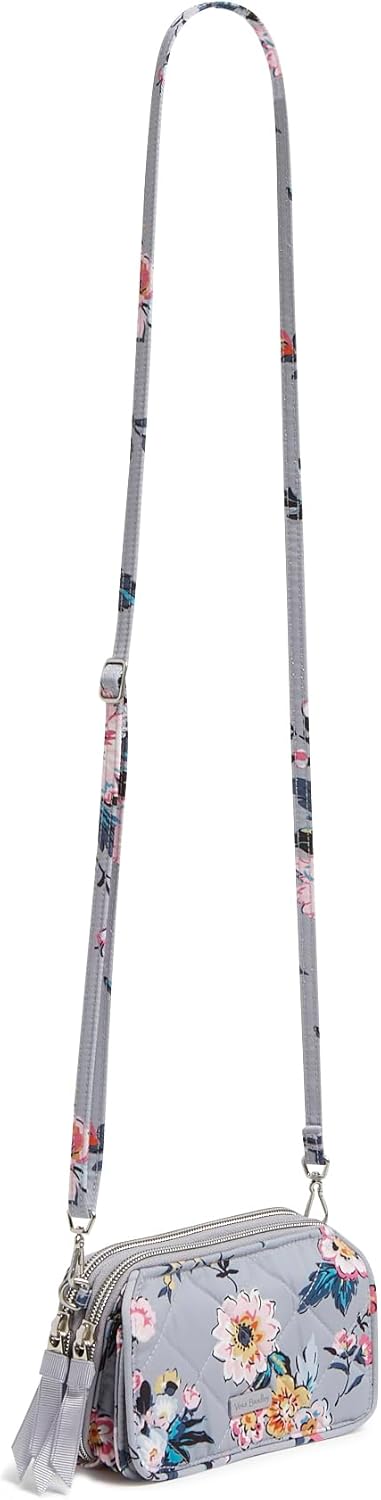 Performance Twill All in One Crossbody Purse With Rfid Protection, Parisian Bouquet, One Size - Image 2