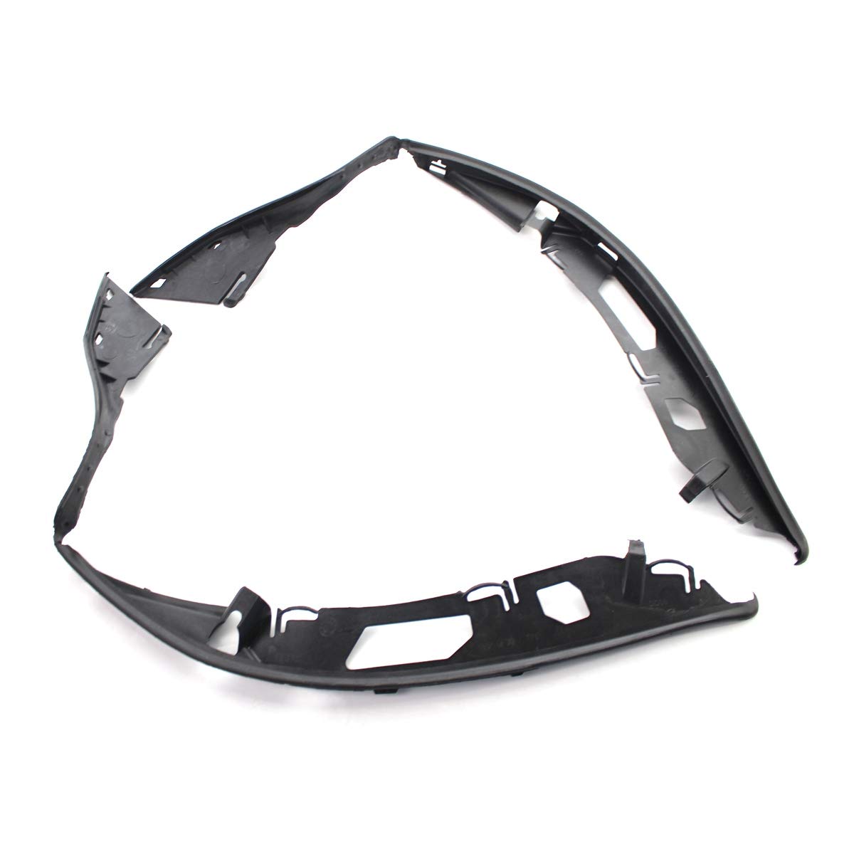 Paar L + R Obere Scheinwerfer Linse GehäUse Abdeckung Dichtung für - E60 5 Series 2004-2010 63126934511 63126934512