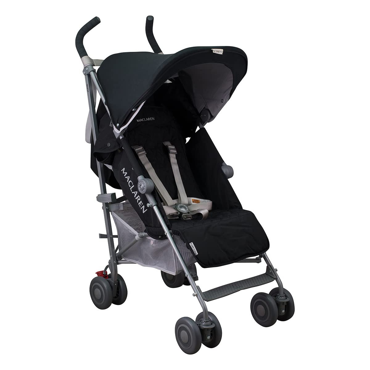 JYOKO KIDS Cubre capota de algodón Compatible con Maclaren Quest, Techno y Xt (BLACK SERIES)