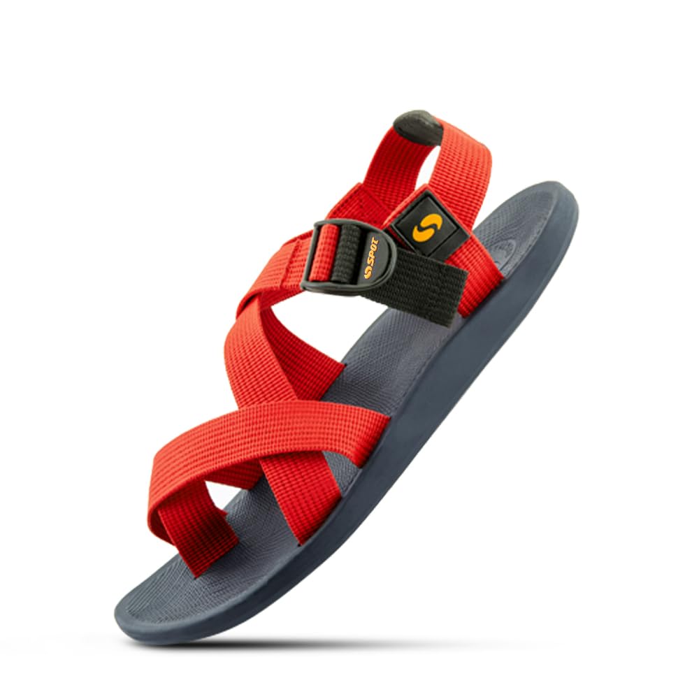 SPOT Sandals for Men with Adjustable Straps | Durable Design with Strong Grip | SS-15