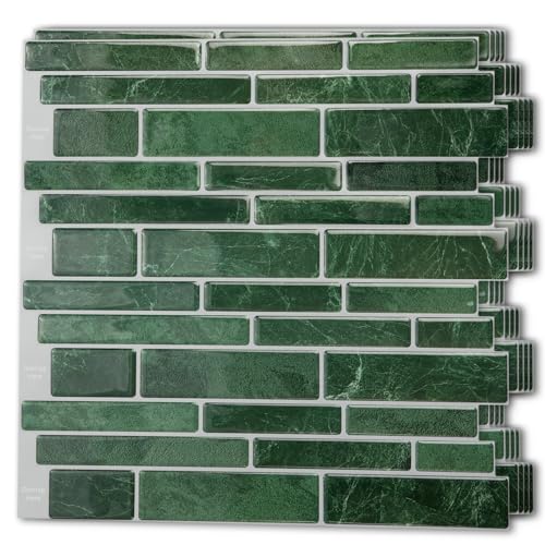 Art3d 10-Sheet Peel and Stick Backsplash Tile, Vinyl Stick On Wal...