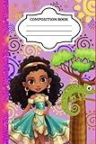  Composition Notebook Dessert Princess Themed Comp Book: Wide Ruled Lined Paper 250 pages (125 sheets): Writing notebook