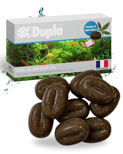 Dupla Zierfischfutter Gel-o-Drops 24 Hemp & Spirulina 12x2 g