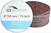FD-Workstuff Lot de 120 disques abrasifs professionnels 15 trous Ø 150 mm 20 x grain 40/60/80/120/180/240 pour ponceuse excentrique
