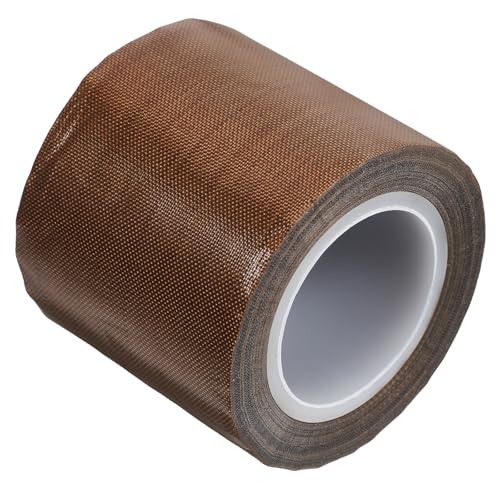 Cabilock 50mm Heat Resistant PTFE Insulation Tape Roll Anti-Static High Temperature Sealing Tape for Packaging and Electrical Machines 10 Meters Adhesive for Industrial Use