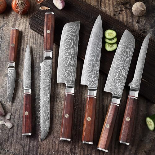 Set Cuchillos Cocina 7 Piezas Acero Inox miniatura 5