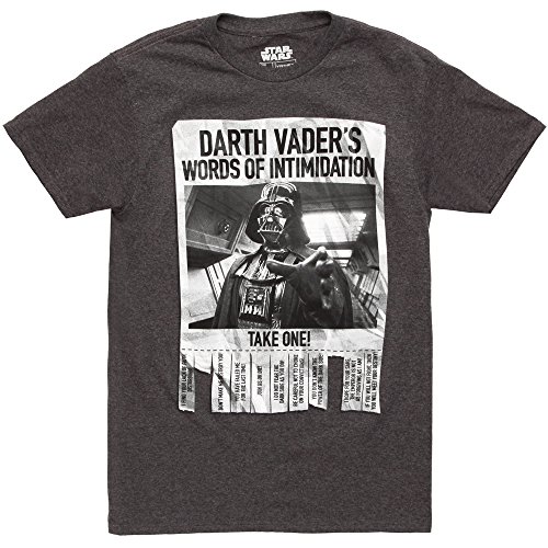 T-shirt Star Wars Homme anti-déformation Words of Intimidation coton