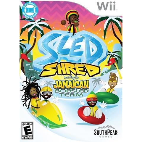 Sled Shred featuring the Jamaican Bobsled Team - Nintendo Wii Cover