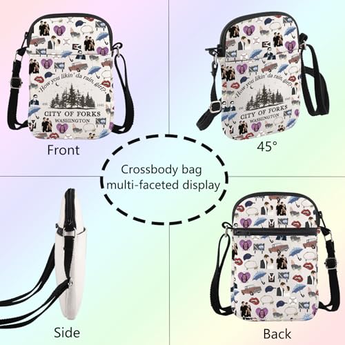 Movie Inspired Crossbody Bag How You Likin' Da Rain Inspire Merch Movie Character Fan Shoulder Bag3
