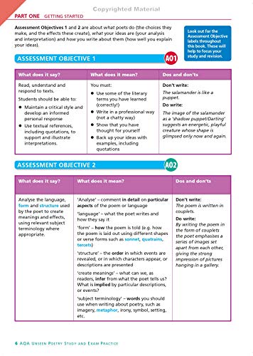 AQA English Literature Unseen Poetry Study and