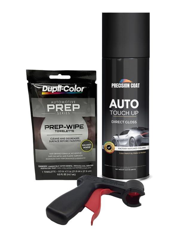 Compatible With 1972 GMC Fleet Blue (WE5819) Factory Matched High Gloss Single Stage Aerosol Gloss - Touch Up Paint Kit Includes Trigger & Prep Wipe