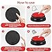 lazycozy® Dog Buttons for Communication - Pack of 6 Talking Buttons with Clear Voice Recording, 30 Seconds, Bright Colors, Easy Press for Pet Training