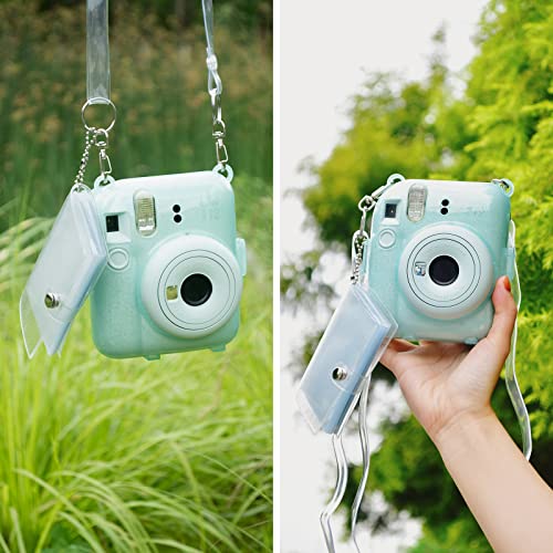Funda transparente con brillo compatible con Instax Mini 12 miniatura 6