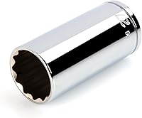 Vista 8 de TEKTON Juego de llaves de vaso de 6 puntos de 1/4 pulgadas de profundidad con riel, 11 piezas (5/32 - 9/16 pulgadas) SHD90105