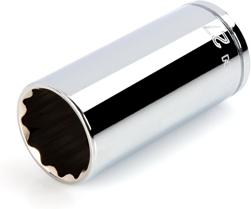 Soquete profundo TEKTON de 27 mm, encaixe quadrado de 12,7 mm (1/2 pol.), 12 pontos SHD23327