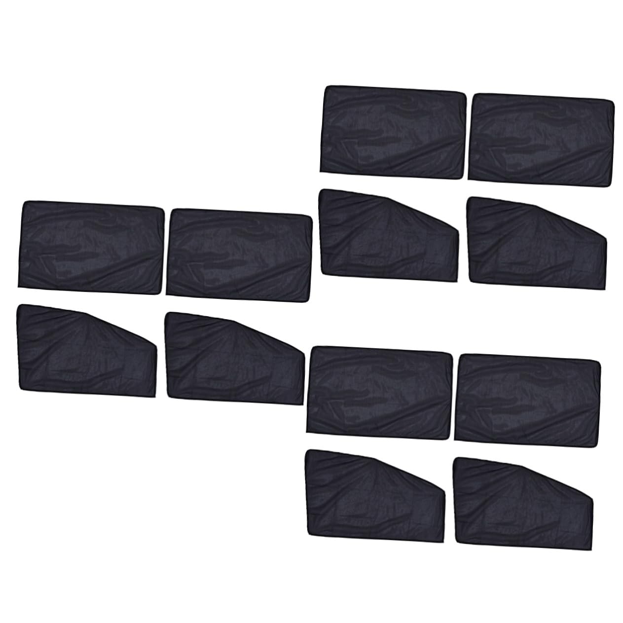 PartyKindom 3juegos Cortina Magnética para Ventanas De Coche Protección Solar Lateral Absorción Directa Reducción De Calor y Deslumbramiento De Imánes para Viajes Familia y Mascotas