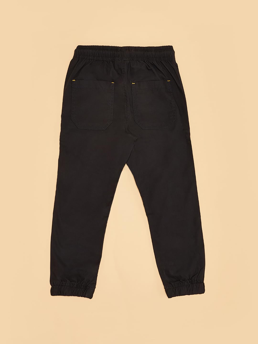 Pantaloons Junior Boy's Black Joggers,Jet Black,3-4 YRS 2