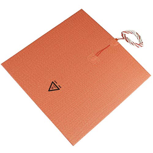 Lysee 3D Printer Parts & Accessories - 150150mm 110V 180W Silicone Rubber Heating Pad for 3D Printer Heating Bed PXPE