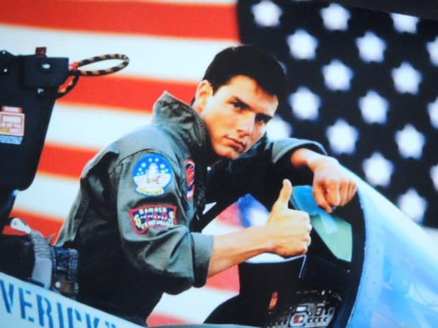 Amazon.co.jp: A4 額付き ポスター TOP GUN トムクルーズ Tom Cruise