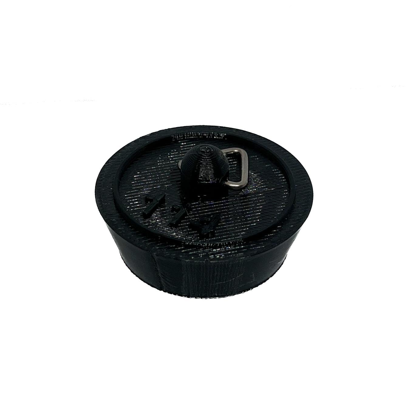 Thunderfix Black Sink Bath Plug Tapered Suits 29Mm To 36Mm Openings 1 1/4" - 32Mm