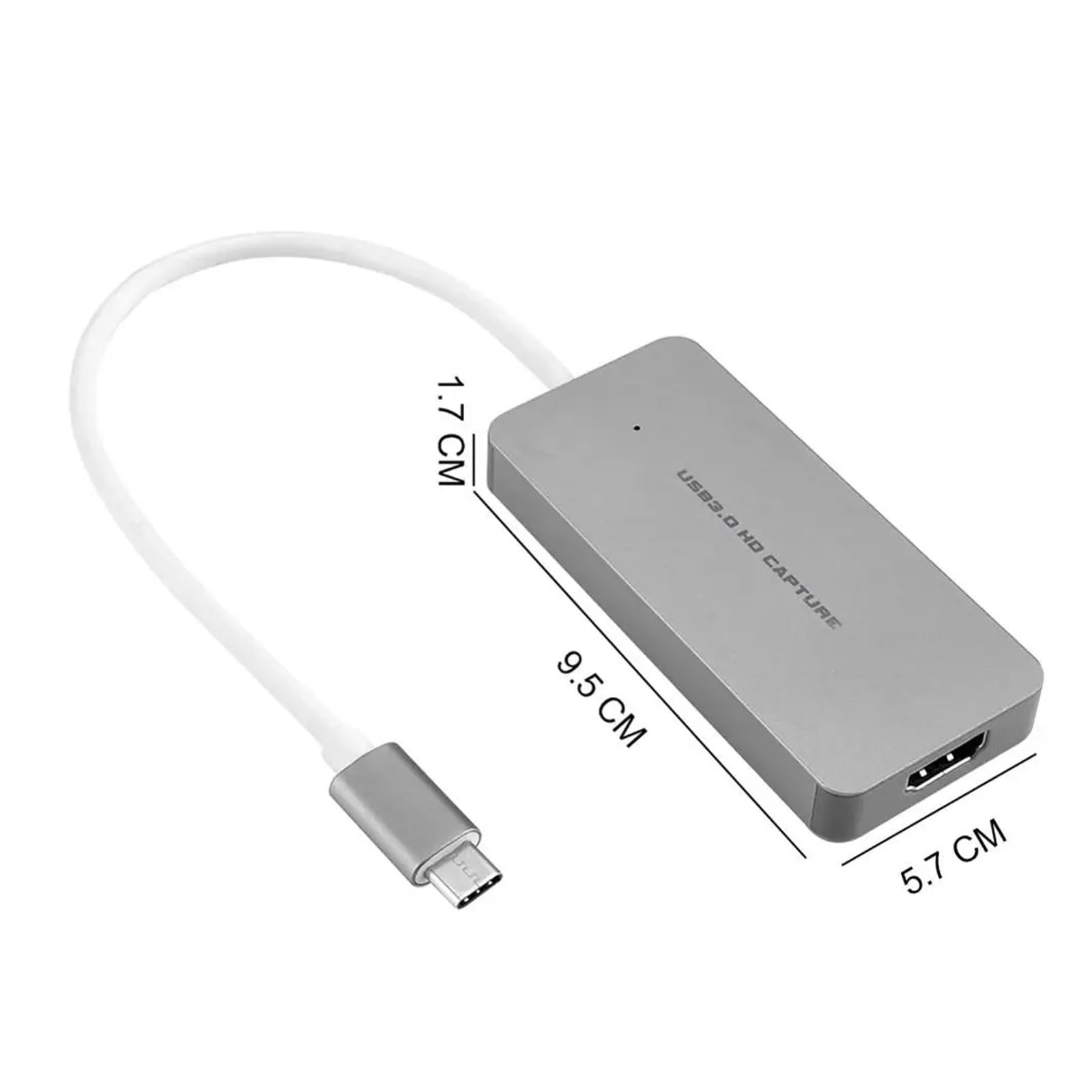 Karta przechwytująca wideo USB 3.0 typu C do USB 3.0 TV BOX Kamera Gra Transmisja na żywo Nagrywanie Klucz sprzętowy