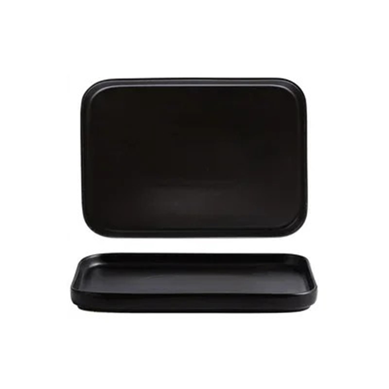 Soap Dish Set Ceramic Wash Set Bathroom Decoration Accessories Lotion Bottle Soap Dish Mouthwash Cup(Black)