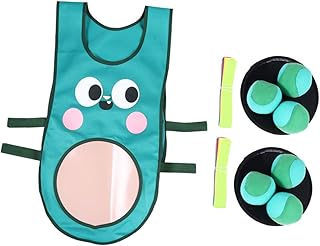 BCOATH 1 Conjunto De Brinquedo Alvo Pegajoso Dodgeball Colete Pegajoso Adereços De Jogo Ao Ar Livre Jogando Jogo De Alvo Conjunto De Jogo Para Crianças Conjunto De Jogo Ao Ar Livre