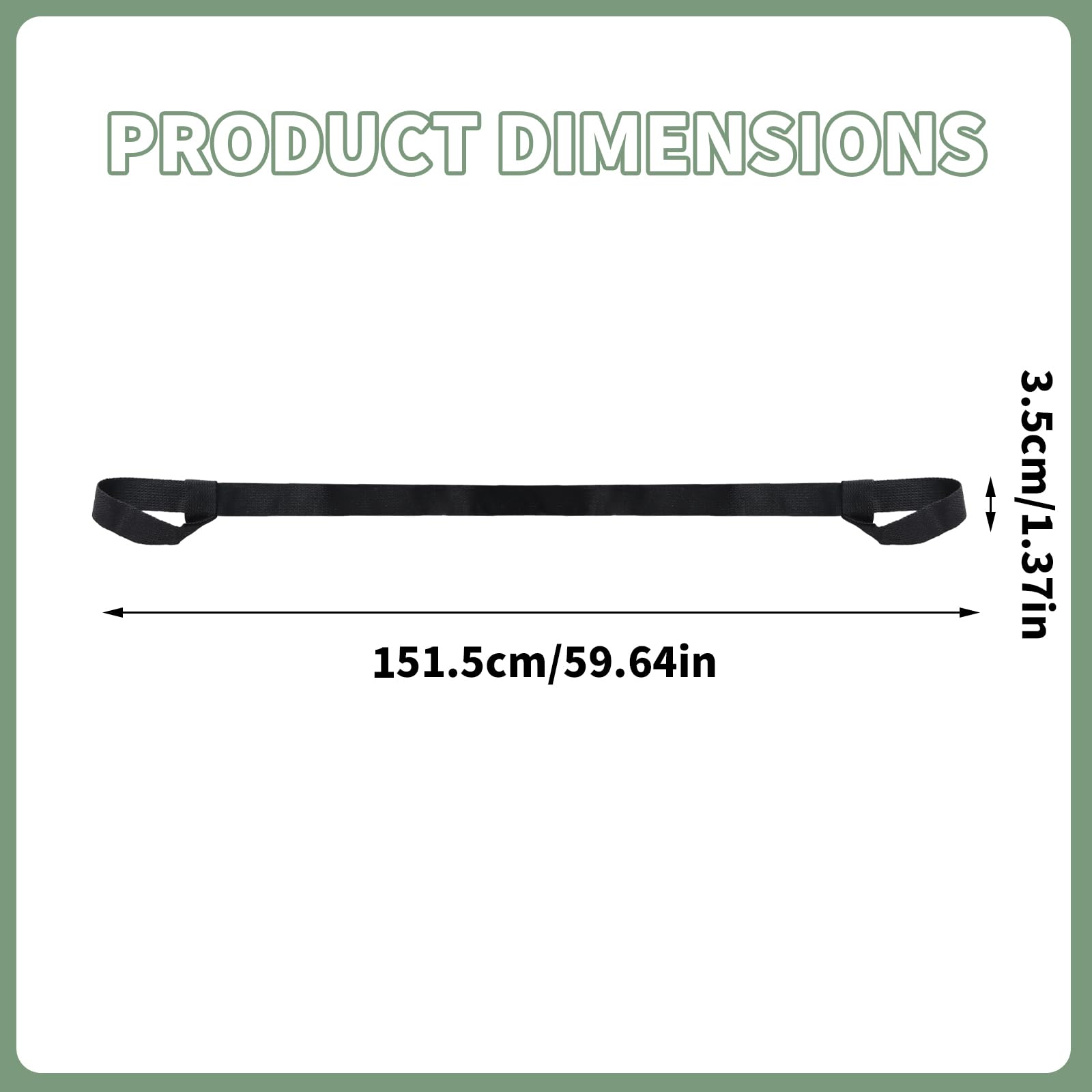 2 Pezzi Cinghia Tappetino Yoga, Porta Tappetino Yoga Nero, Porta Tappetino Yoga Regolabile per Yoga, Pilates, Esercizi, Aerobica, Tappetino Esercizi Sport (Tappetino Yoga Non Incluso)