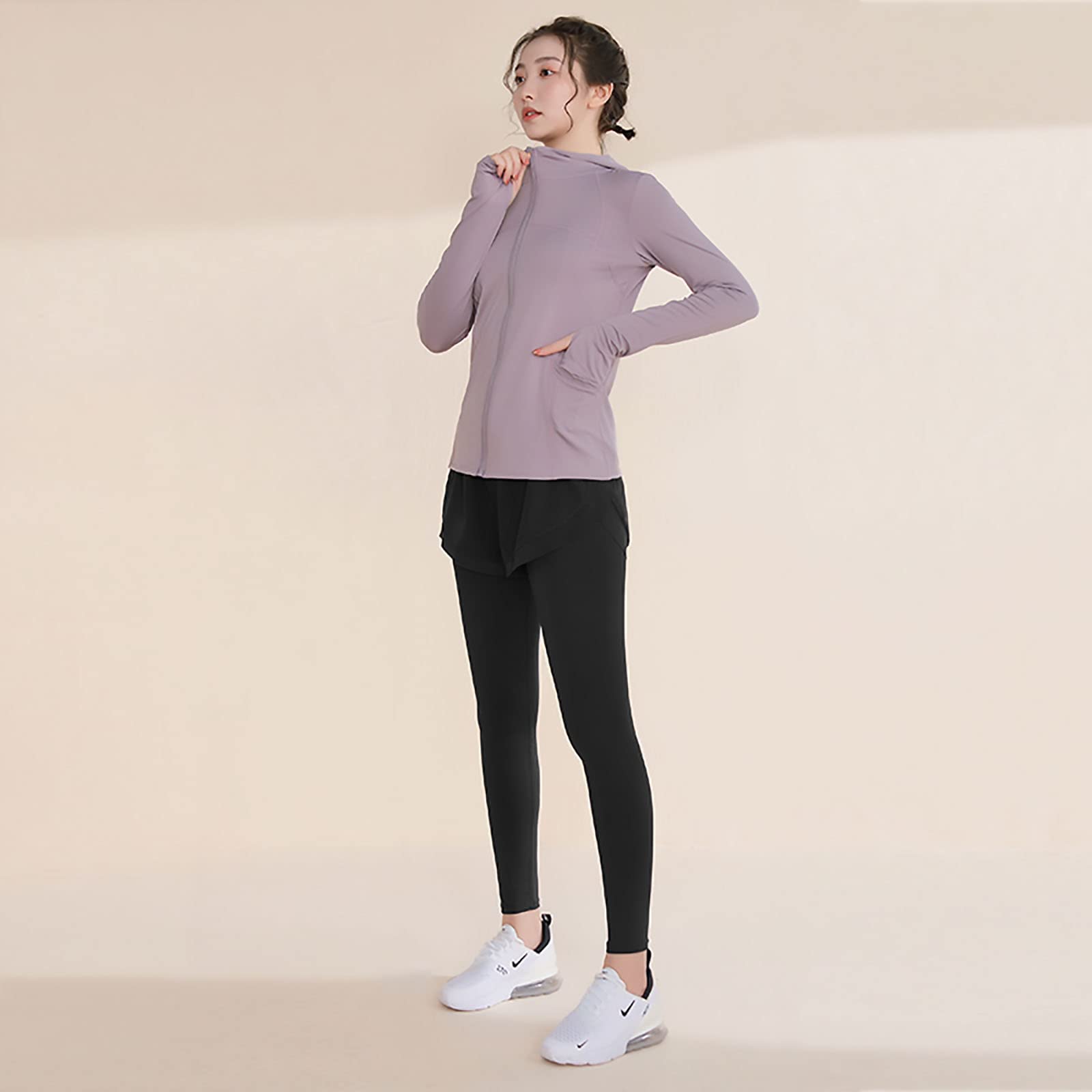 Amazon.co.jp: ワークアウトの服装女性のためのヨガの服装、シームレス