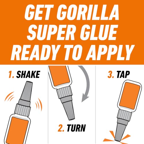 Gorilla Super Glue XL, Clear, All Purpose, 25 g | Fast Setting Liquid Adhesive, Bonds Wood, Metal, and Ceramics, Perfect for Projects and Repairs - image 8