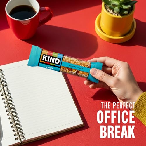 Image of KIND Healthy Snacks Bars, Almond & Coconut, Gluten Free, Low Sodium Snacks, 4g Protein, 24 Count