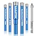 Produktbild Fliesenbohrer Set,6tlg Diamantbohrer,5-12mm Fliesenbohrer Glasbohrer Diamantbohrer mit 6mm Karbidbohrer,bohrer feinsteinzeug,bohrer diamantbohrer fliesenbohrer für Keramik Granit Porzellan Fliesen