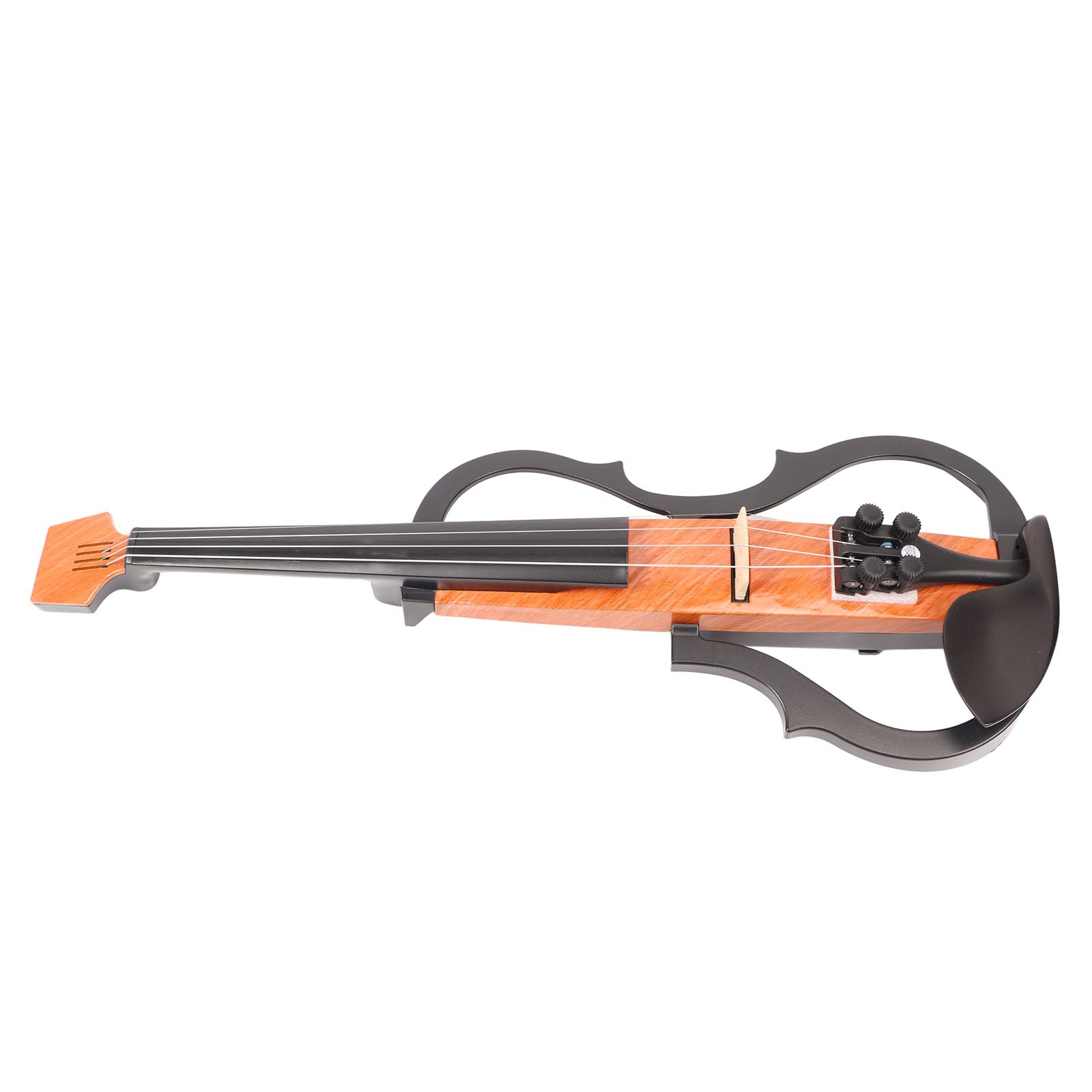 Violino Elettrico Silenzioso 4/4 Strumento Portatile Leggero per Esercitazioni Silenziose Set in Acero in Fibra di Carbonio