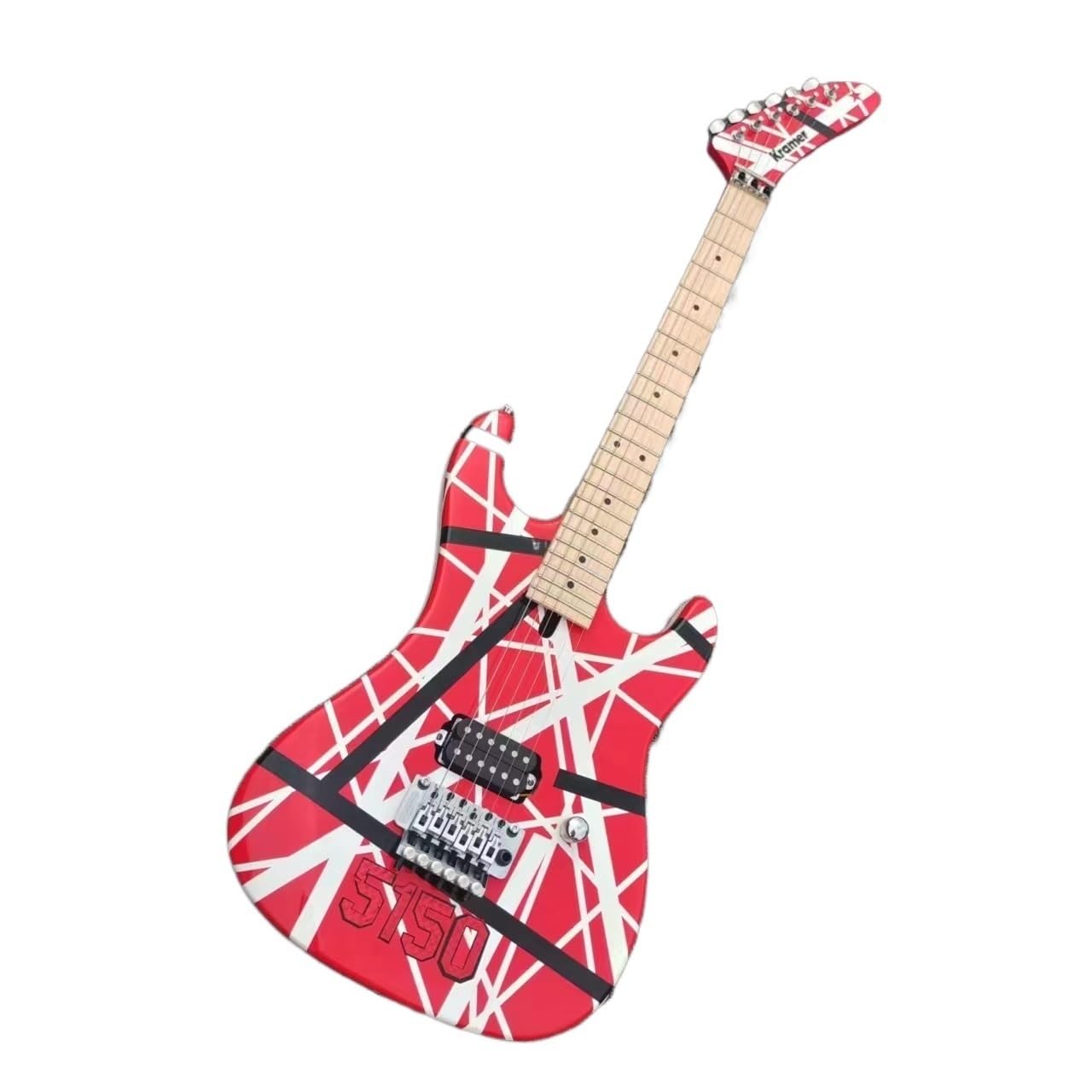 Amazon | カスタム 5150 エレキギター クラシック赤と白のストライプ