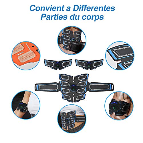 Formador de músculo abdominal, Andoer Abdominal Muscle Shaper Equipamento de exercícios domésticos e