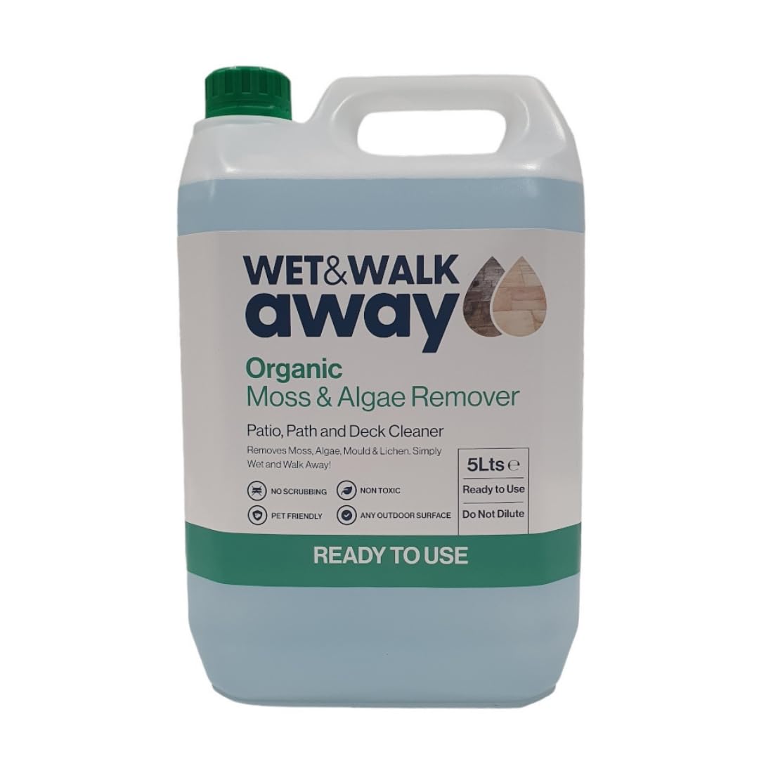 Wet & Walk Away Organic Moss & Algae Remover, convenient READY TO USE