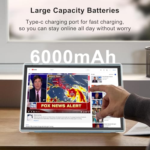 Image of 10 Inch Tablet Android 15 Tablets With Case Stylus 8GB RAM 32GB ROM Support 1TB Expand, 6000mah Battery 10 IN Android Tableta, Dual Camera WiFi-6 Bluetooth 10.1'' Android Tablet With Protective Cover