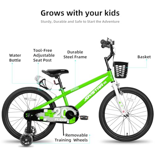 Image of JOYSTAR Pluto 12-20 inch Kids Bike with Light Up Training Wheels