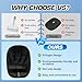 PETCHO Pet Hair Remover Glove 2-Pack – Reusable Electrostatic Dog Cat Hair Removal Tool for Furniture, Clothes, Car Seats, Carpet – Upgraded Animal Fur Remover Tool