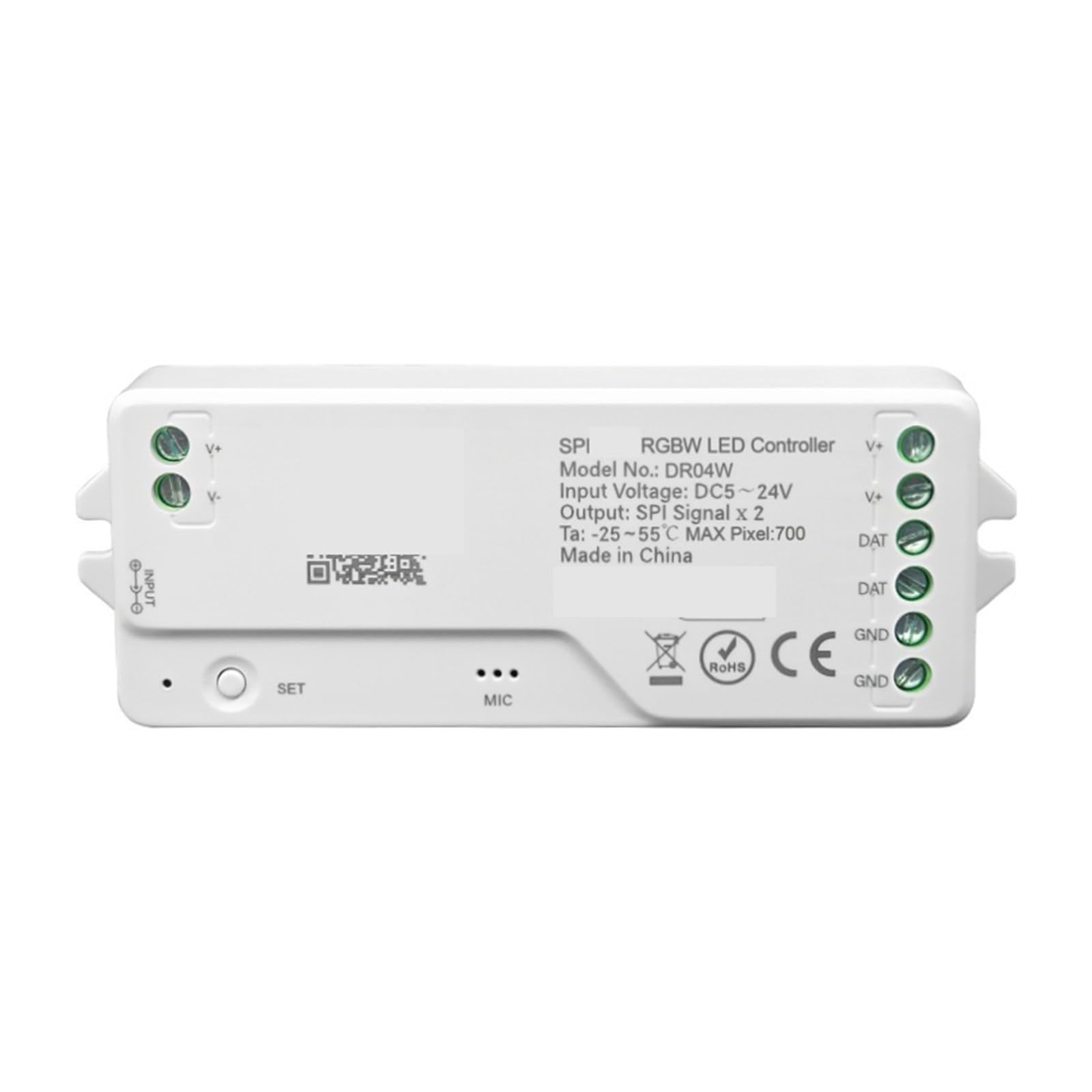 Pilote LED gradateur télécommande RVB pour panneau DR03W