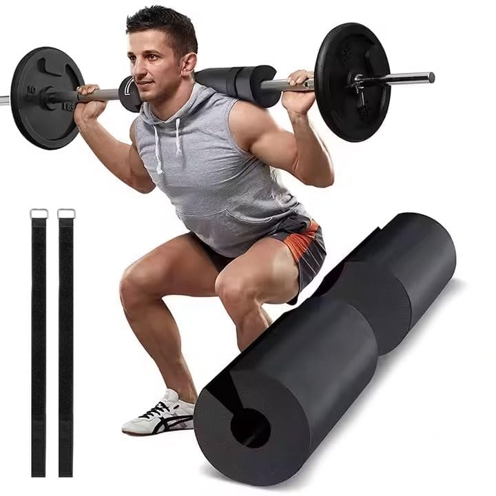 Barbell Pad for Weight Lifting | Barbell Rod Support with Extra Cushion | Gym Equipment for Fitness | Gym Accessories for Men Workout | Neck & Shoulder Support For Barbell Squats Exercise-image-16