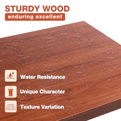 Miniatura 6 de Afitdon Púlpito De Madera Grande Con Ruedas, Púlpito De Madera Premium De Alta Calidad Con Compartimento De Almacenamiento De Doble Capa, Púlpito Para Iglesia, Conferencia, Escuela, Seminario 120 X