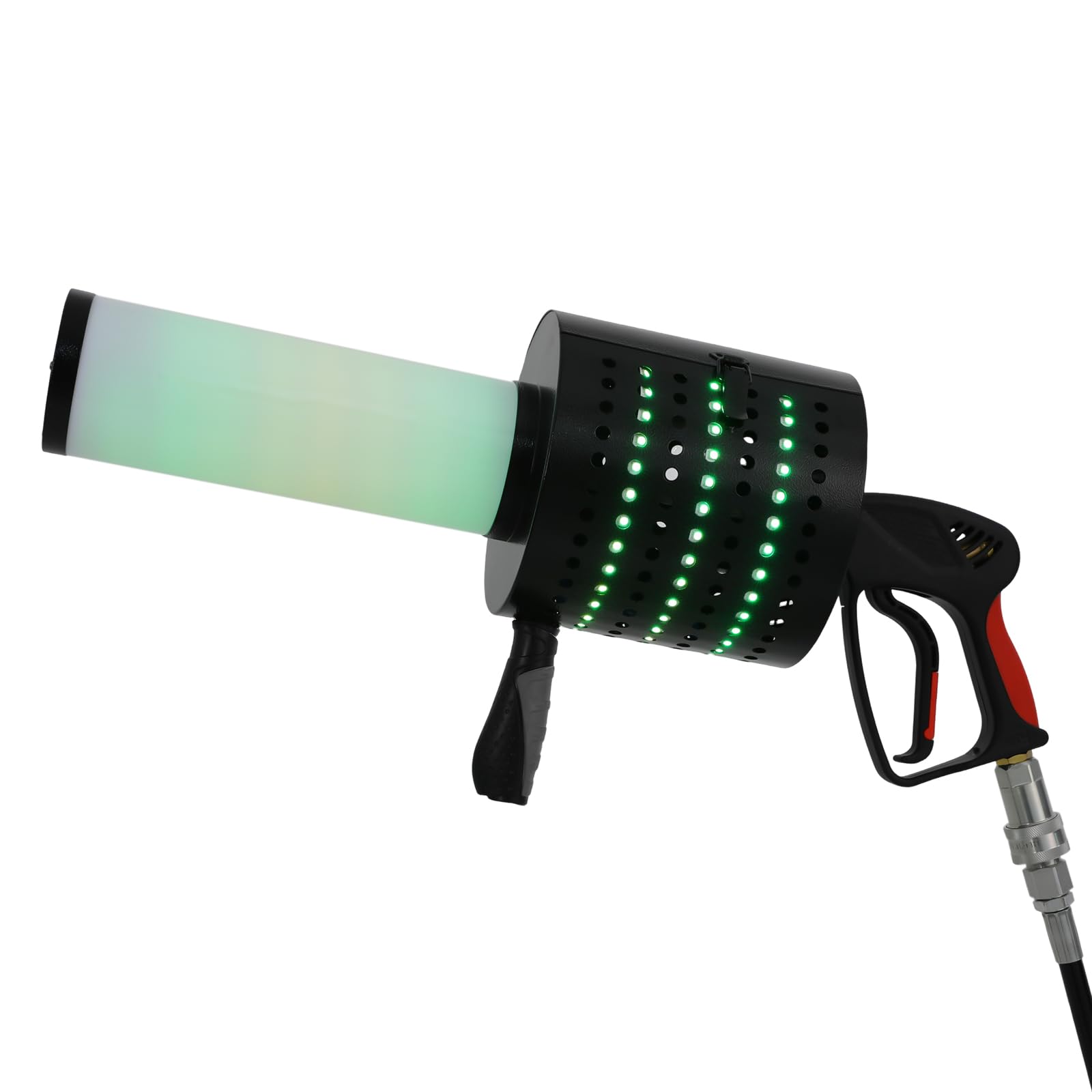 LED Co2 Confetti Gun,20W Handheld Jet Confetti Machine,CO2 Cannon Blaster Smoke Machine with 7 Colorful LED lights for Party DJ Stage Effect