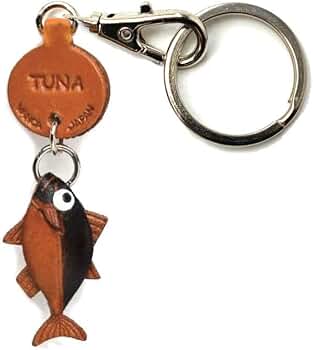VANCA CRAFT Lucky Cat Leather Keychain - Japanese Style Maneki-Neko Keyring, Handcrafted In Japan