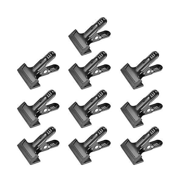 Neewer 10-Pack Set Schwerlast Muslin Feder Klemmen, Federn, 4 1/4 Zoll für Fotostudio Hintergründe Holzverarbeitung