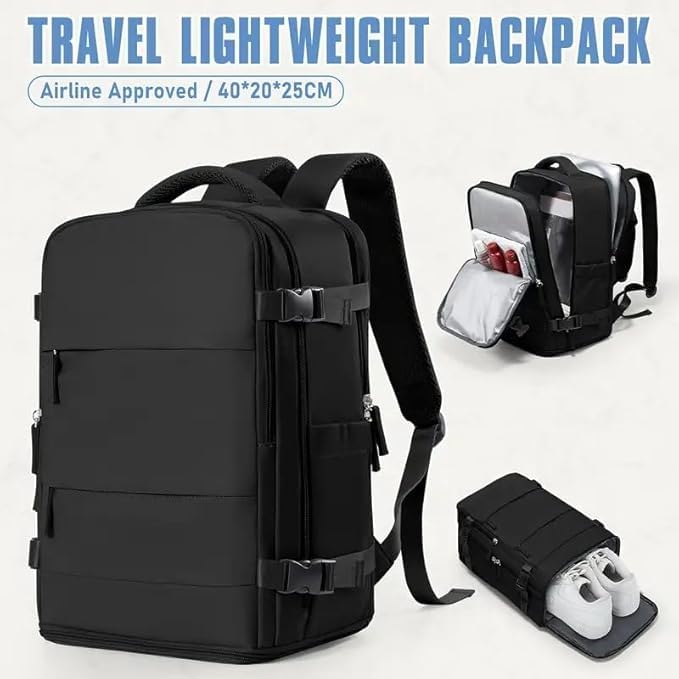 MANSOVA 40L Water-Resistant Travel Backpack - Image 5