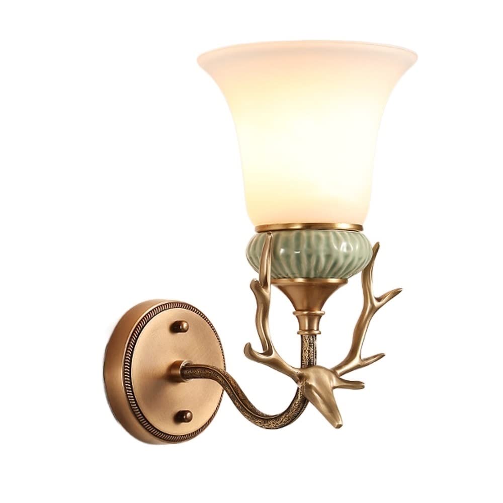 HPTHLY Wall Mounted Light Wall Lights Bedroom, Wall Sconce Indoor Lighting Wall Lamps Living Room Room Art Decor Fixtures Lighting Wall Mounted Glass Lantern(1Light)